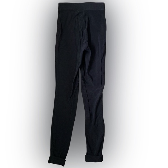 AMERICAN Apparel Black Ribbed Slim Fit Riding Pant Size S - Picture 13 of 13